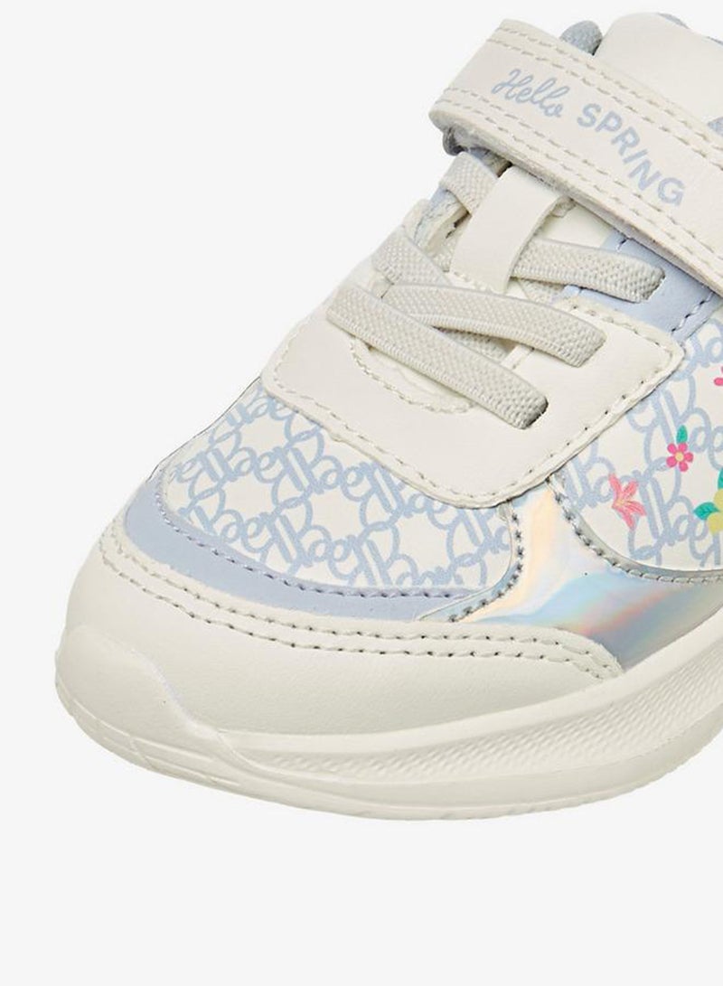 باربي حذاء رياضي بناتي بشريط لاصق - Image 4